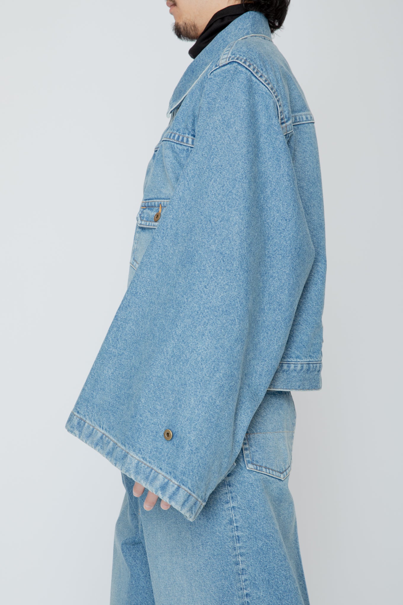 N-SLEEVE TRUCKER JACKET / LIGHT INDIGO