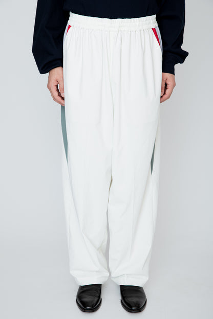 HERITAGE TRACK PANTS / WHITE
