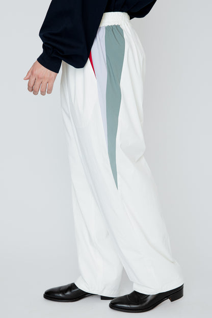 HERITAGE TRACK PANTS / WHITE