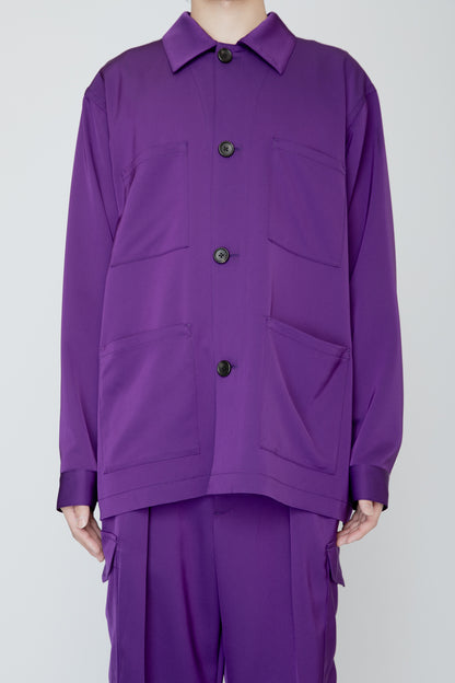 SUPPLE WORK SHIRT / PURPLE