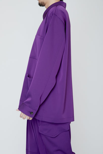 SUPPLE WORK SHIRT / PURPLE