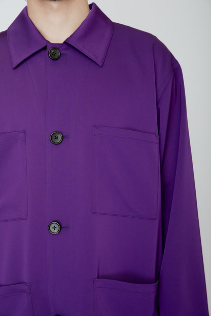 SUPPLE WORK SHIRT / PURPLE