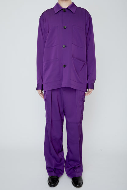 SUPPLE WORK SHIRT / PURPLE
