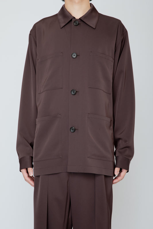 SUPPLE WORK SHIRT / BROWN