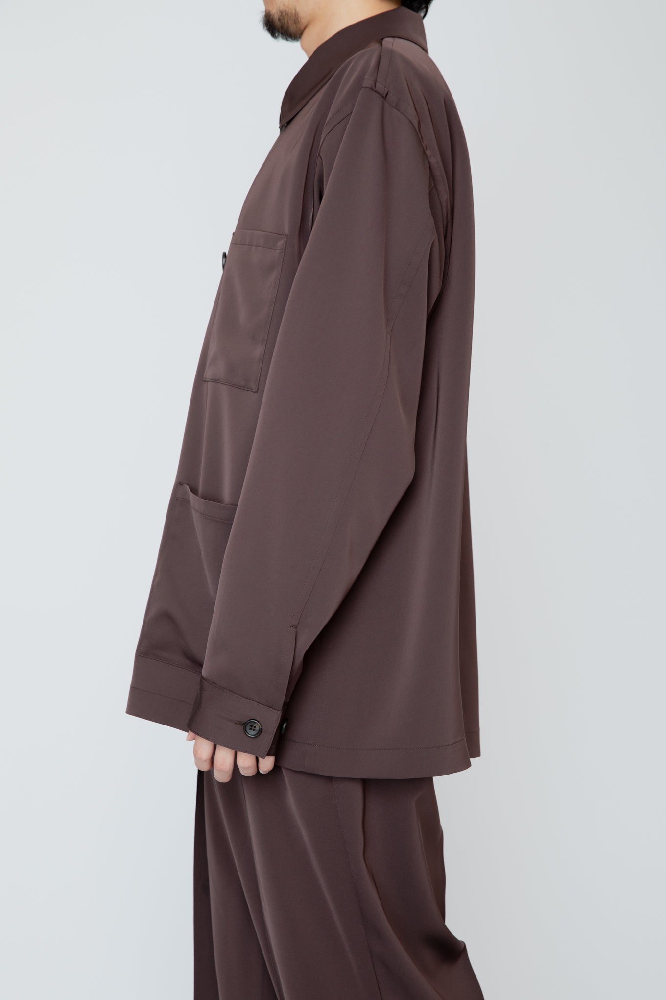 SUPPLE WORK SHIRT / BROWN