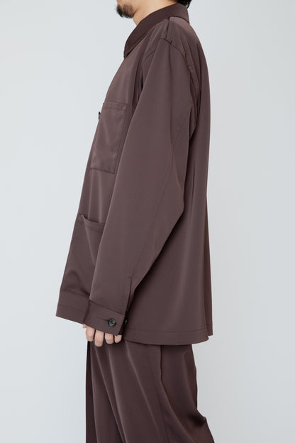 SUPPLE WORK SHIRT / BROWN