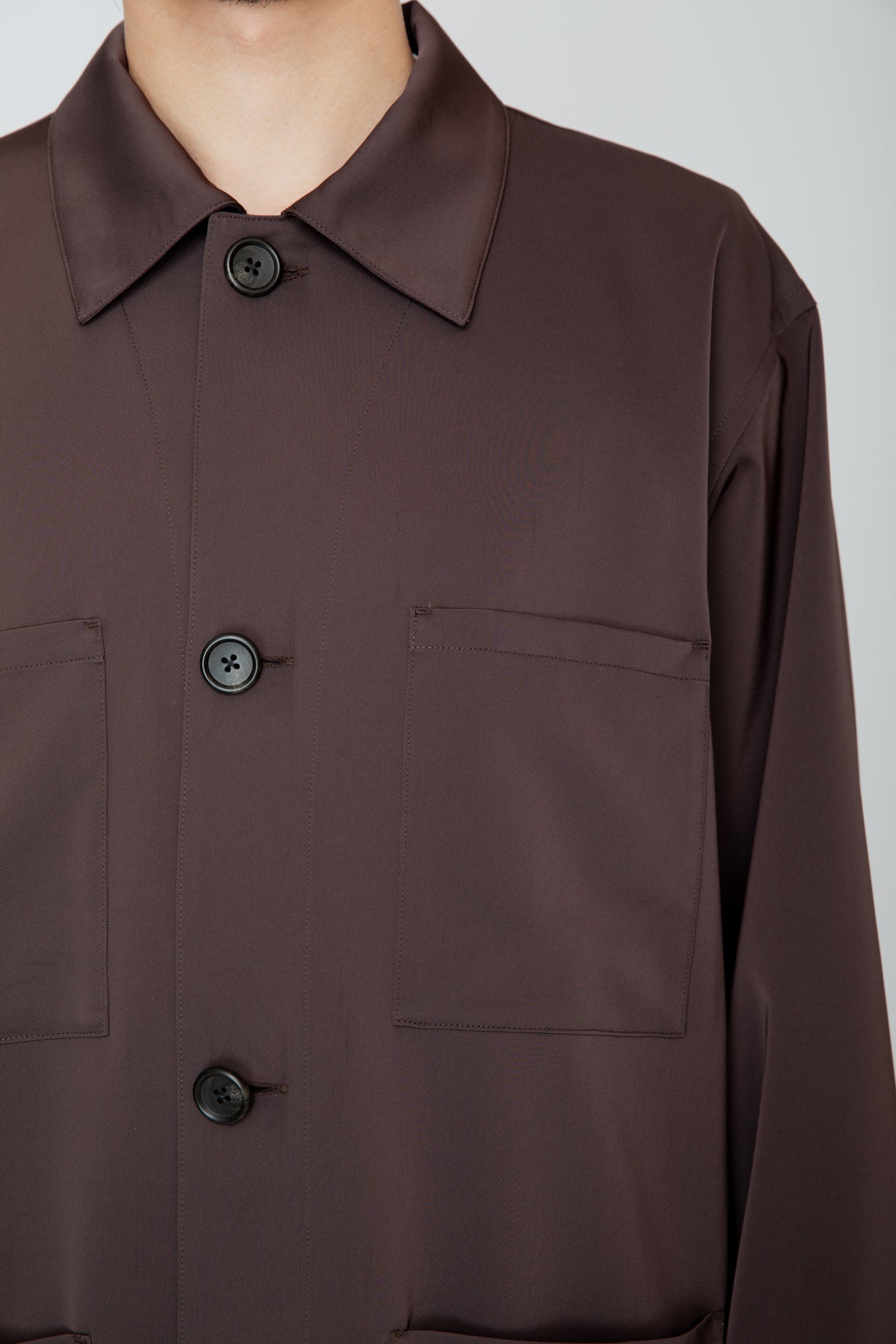 SUPPLE WORK SHIRT / BROWN
