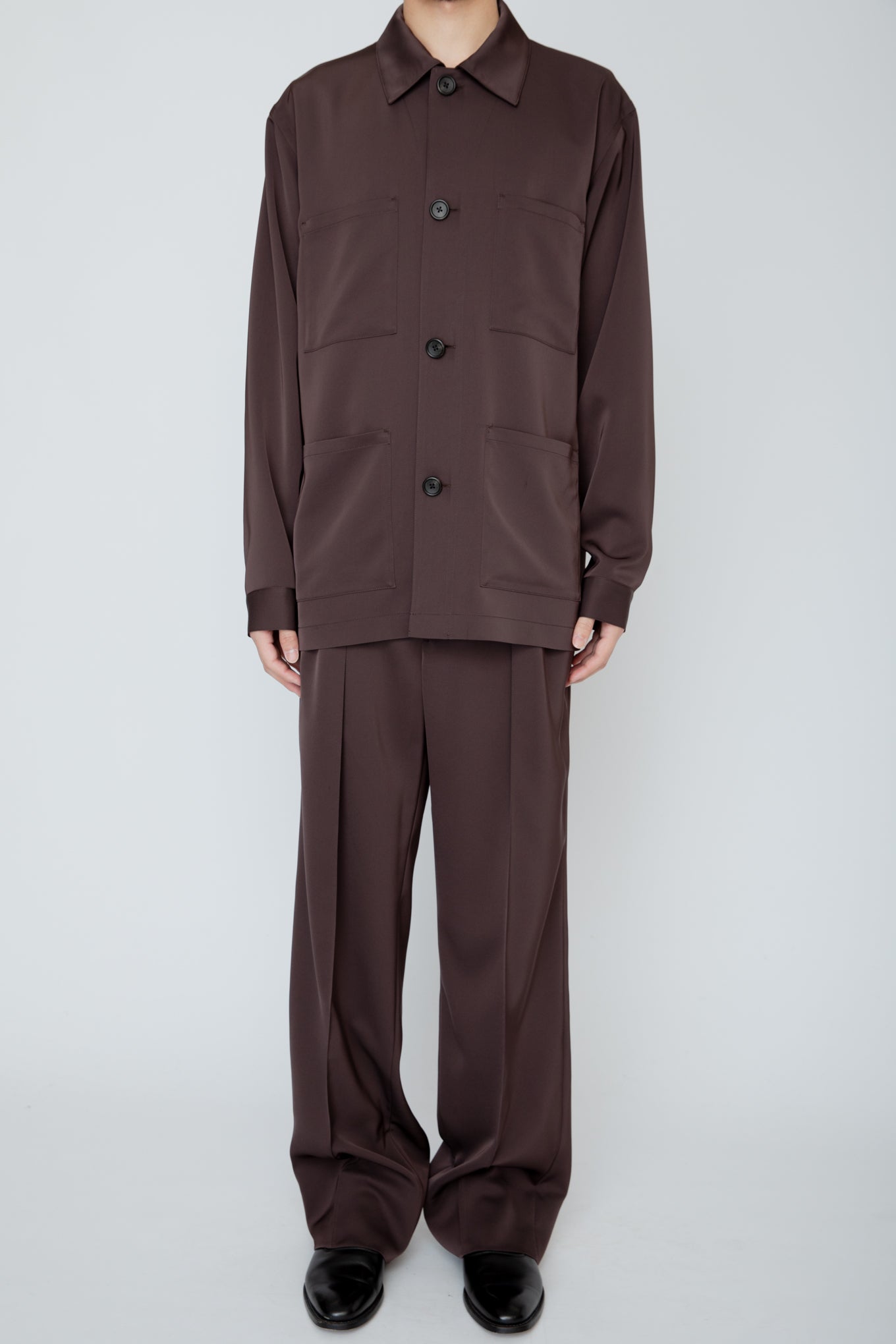 SUPPLE WORK SHIRT / BROWN
