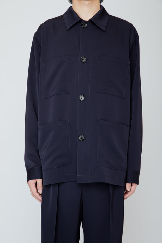 SUPPLE WORK SHIRT / NAVY
