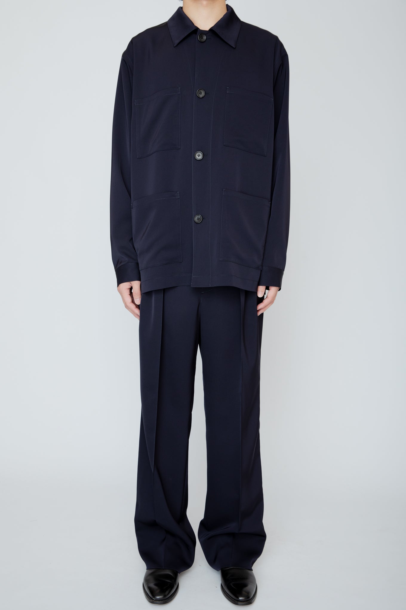 SUPPLE WORK SHIRT / NAVY