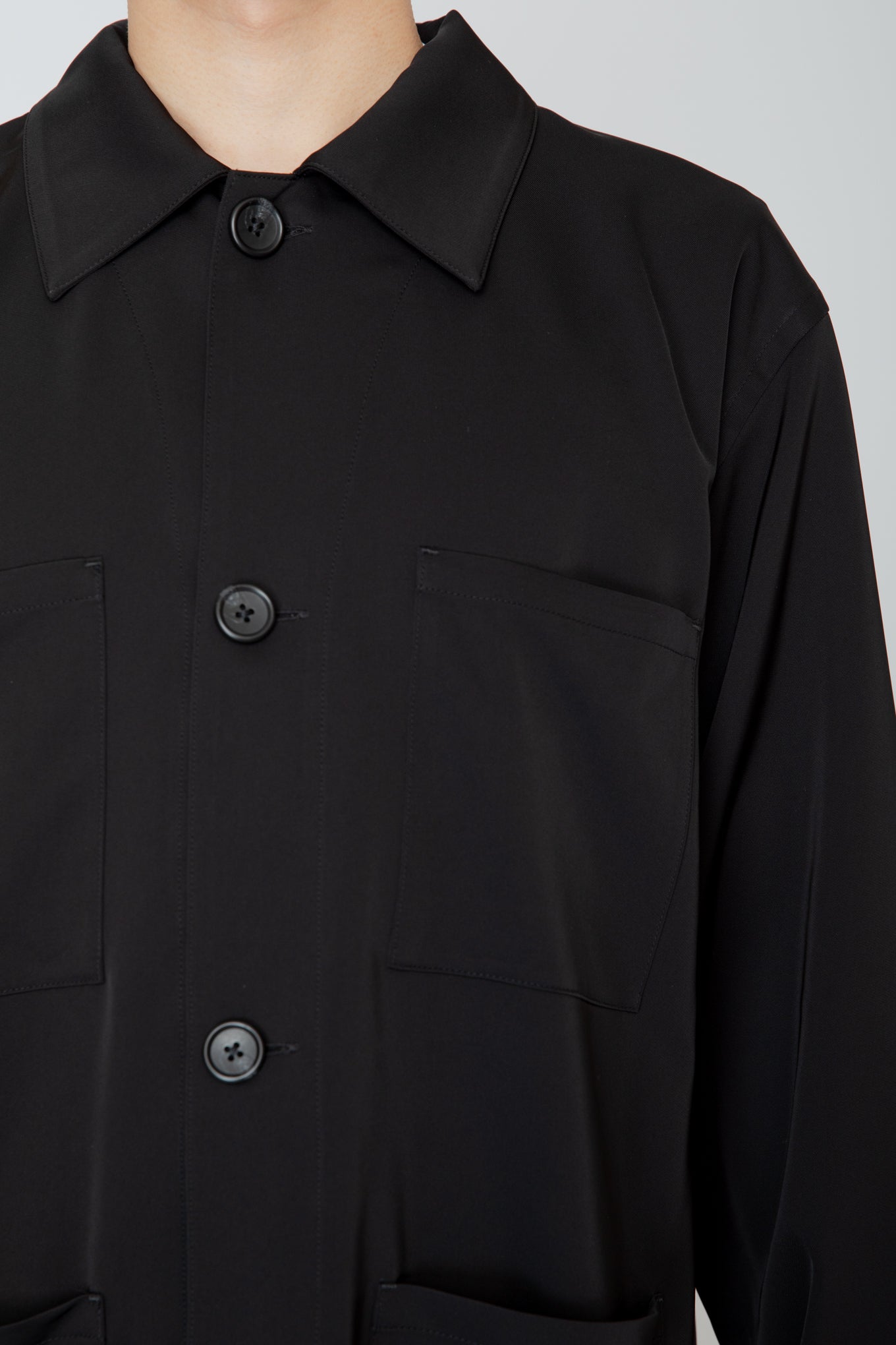 SUPPLE WORK SHIRT / BLACK
