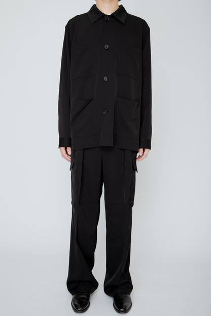 SUPPLE WORK SHIRT / BLACK