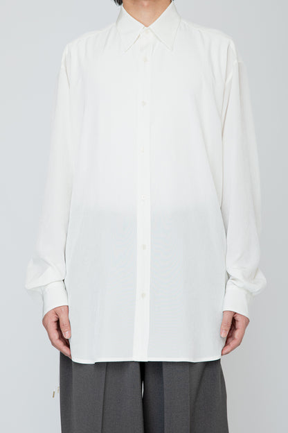 REGULAR COLLAR DOUGI SHIRT / WHITE