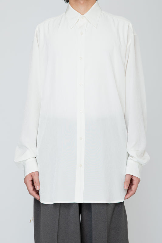 REGULAR COLLAR DOUGI SHIRT / WHITE