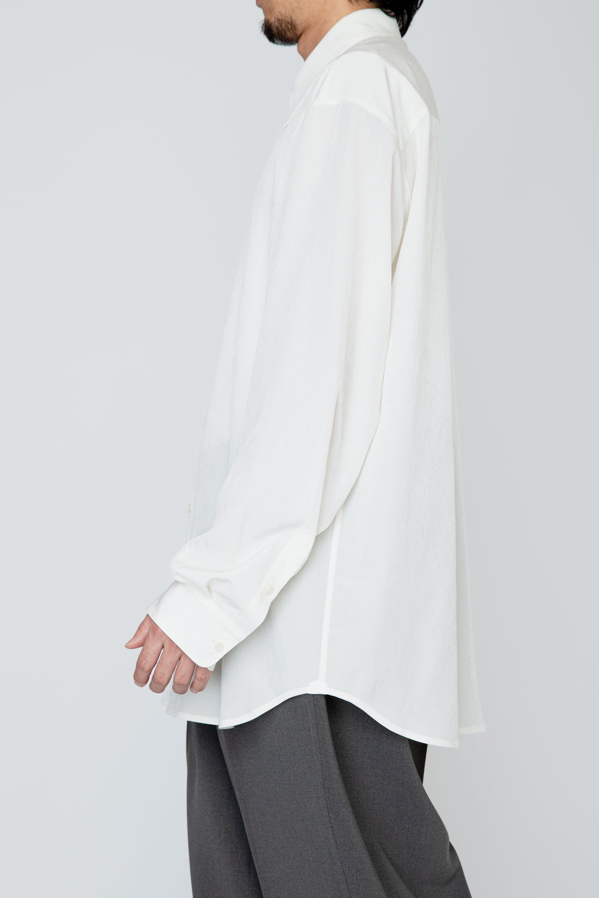 REGULAR COLLAR DOUGI SHIRT / WHITE