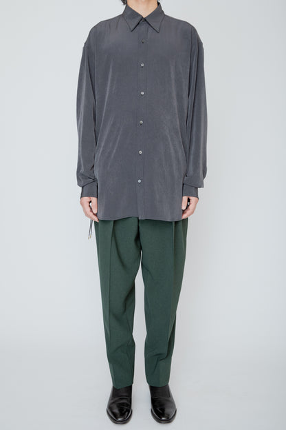 REGULAR COLLAR DOUGI SHIRT / CHARCOAL