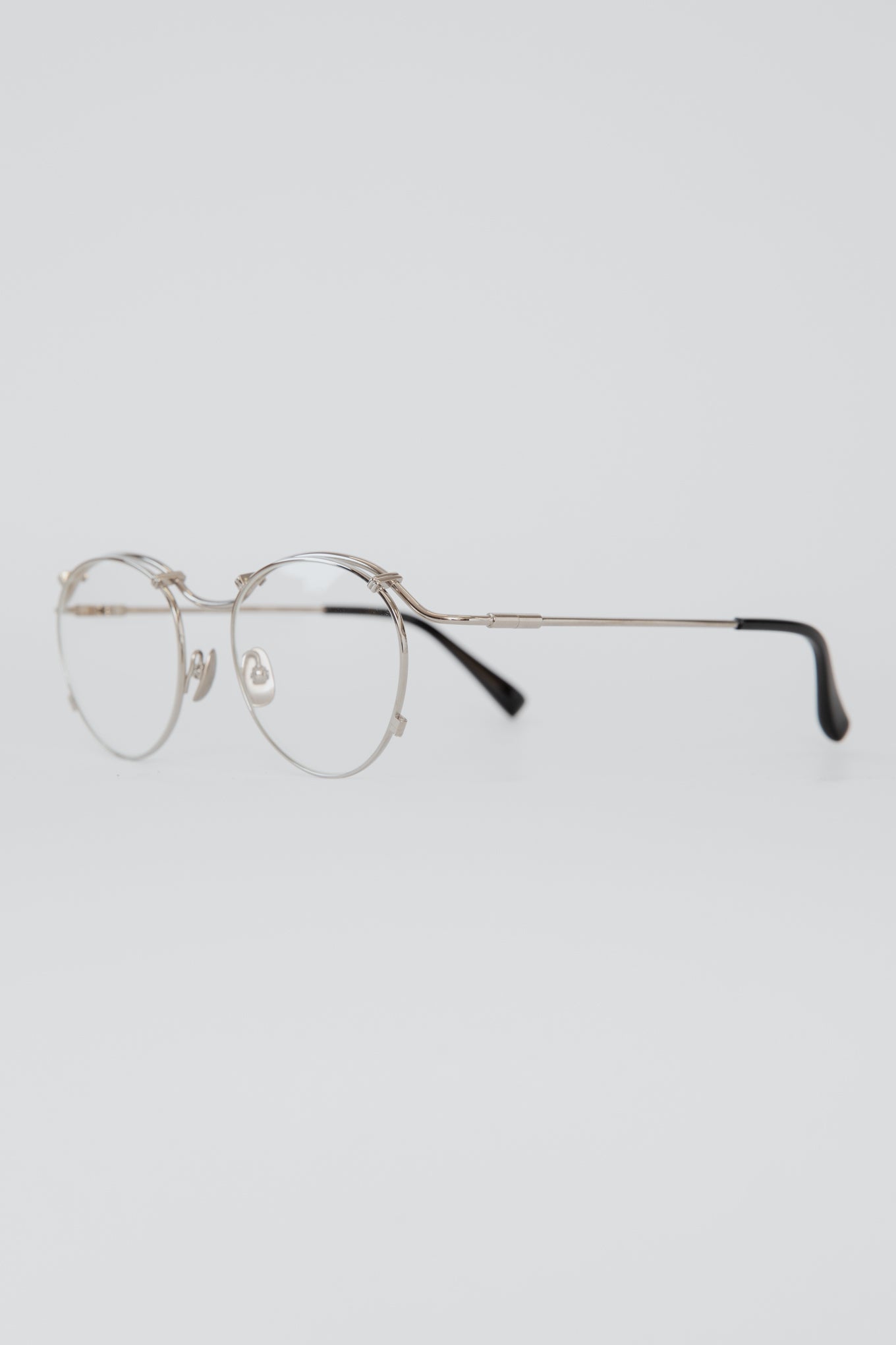 G90 / FRAME-POLISHED TITANIUM LENS-CLEAR