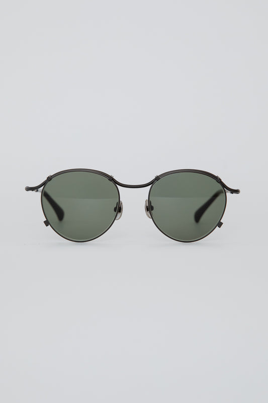 G90 / FRAME-MATTE IP BLACK LENS-DEEP GREEN