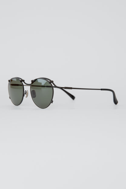 G90 / FRAME-MATTE IP BLACK LENS-DEEP GREEN
