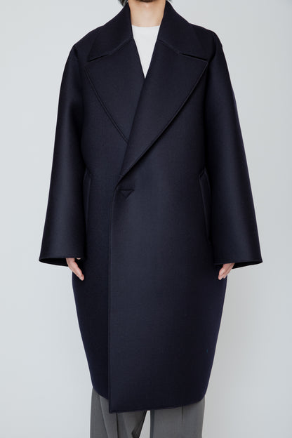 LOFTED ULSTER COAT / NAVY