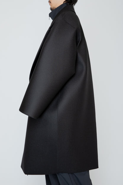 LOFTED ULSTER COAT / BLACK