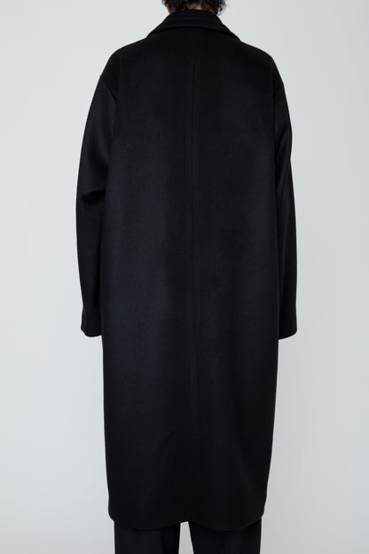 RELIEF FRAME COAT / BLACK