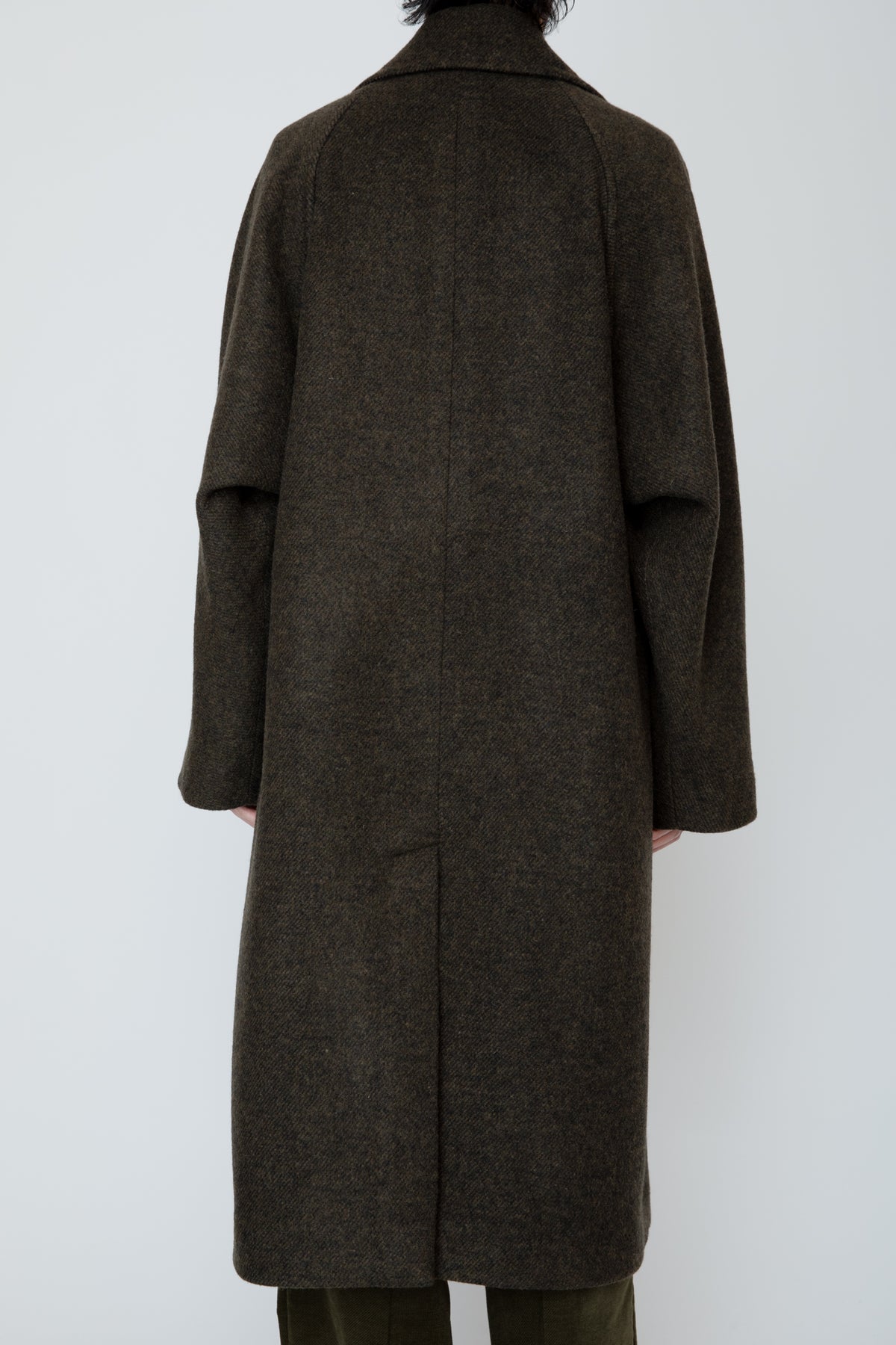 WRAP COAT / MOSS