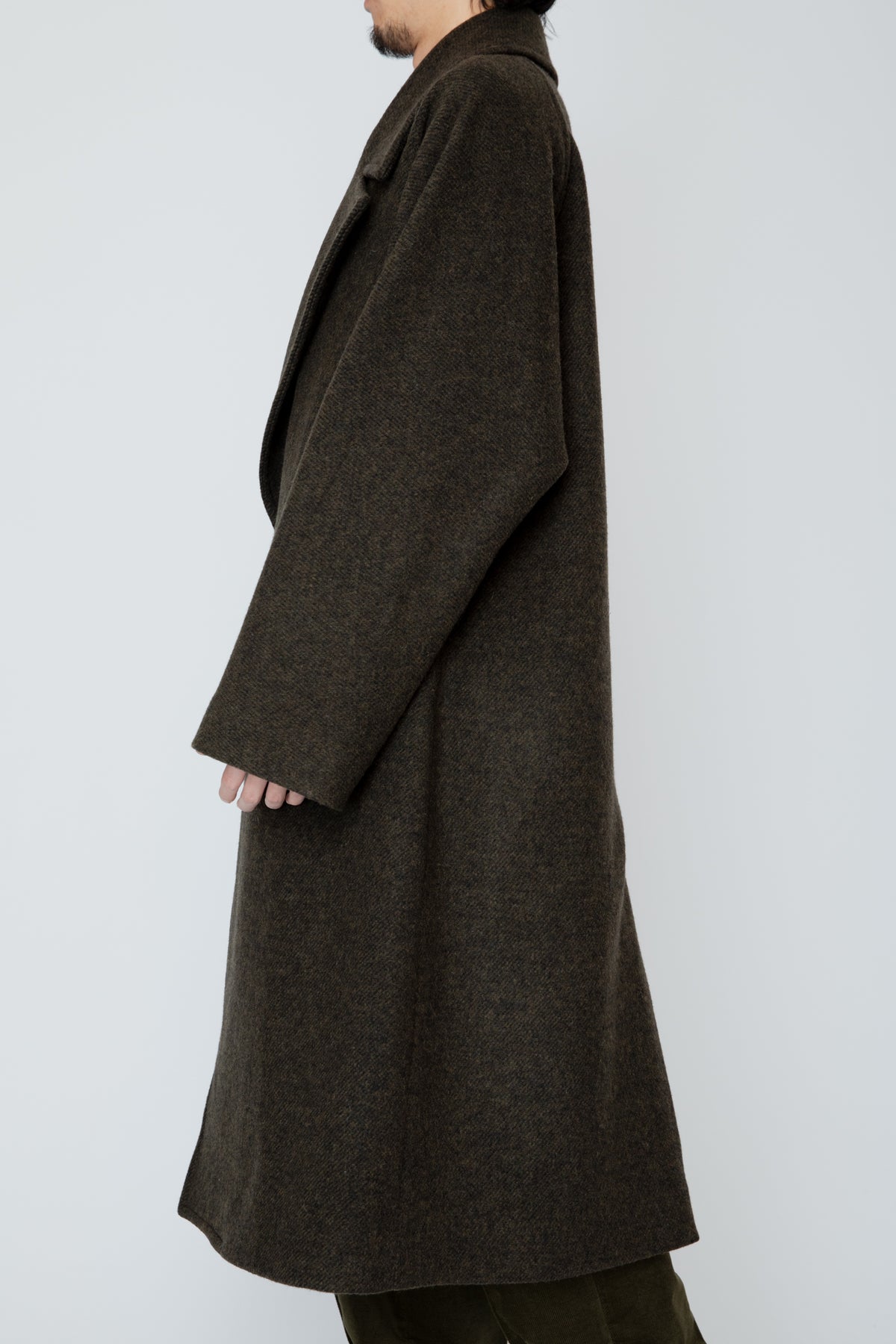 WRAP COAT / MOSS