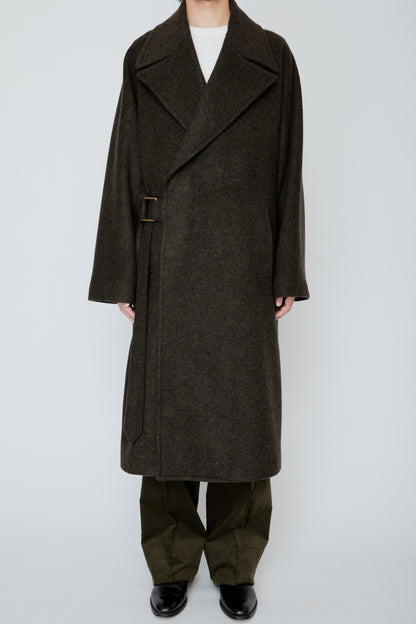 WRAP COAT / MOSS