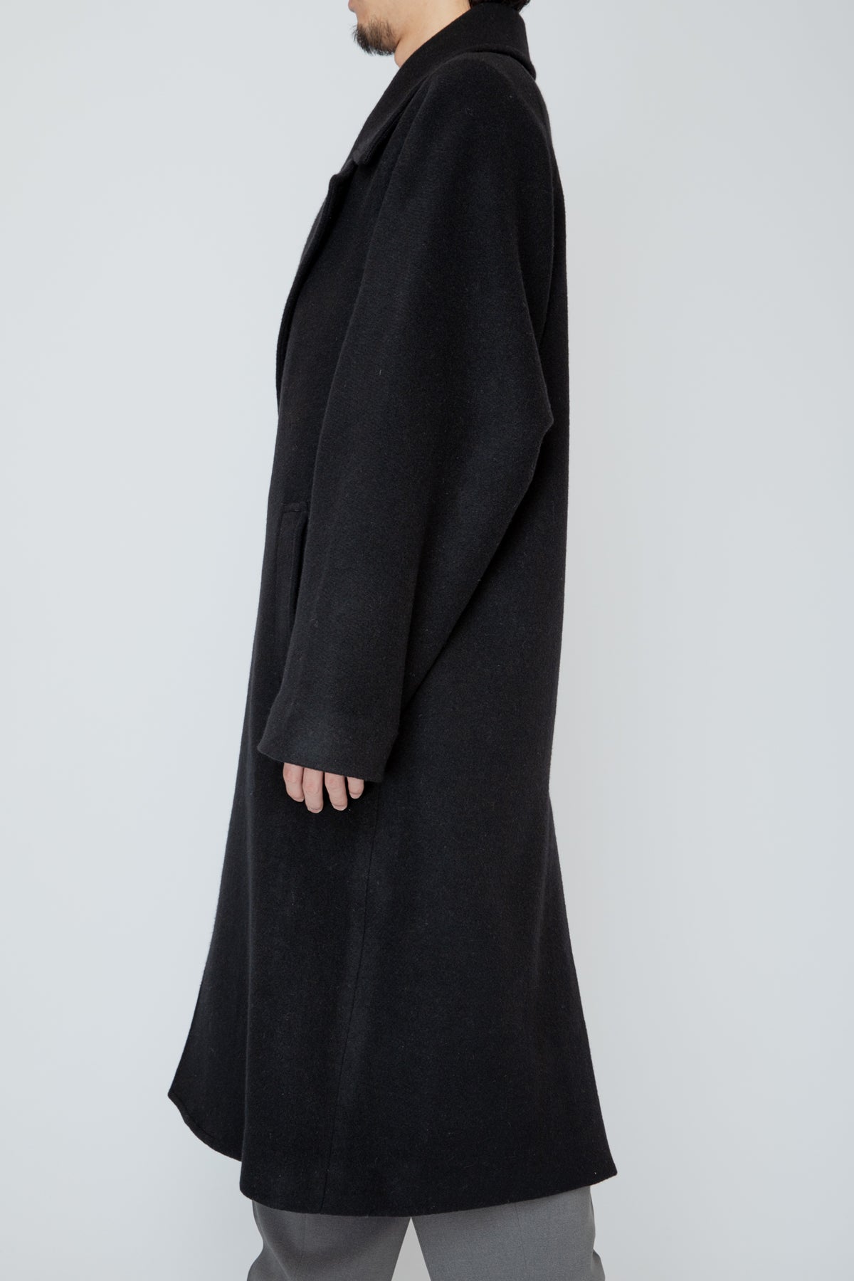 WRAP COAT / BLACK