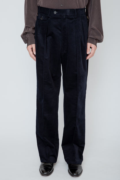 WIDE TROUSERS / NAVY