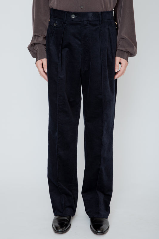 WIDE TROUSERS / NAVY