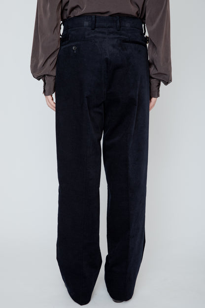 WIDE TROUSERS / NAVY