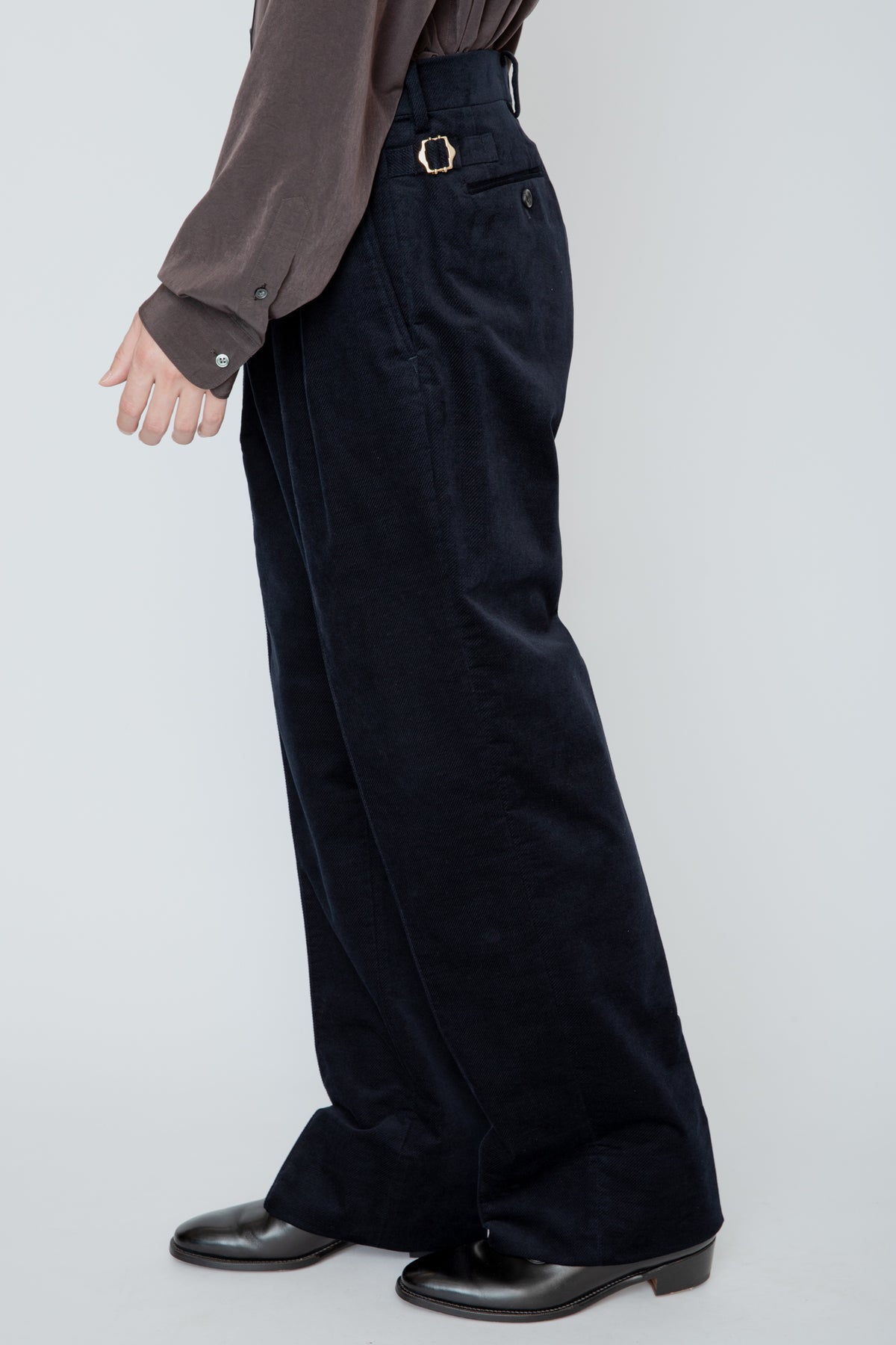 WIDE TROUSERS / NAVY