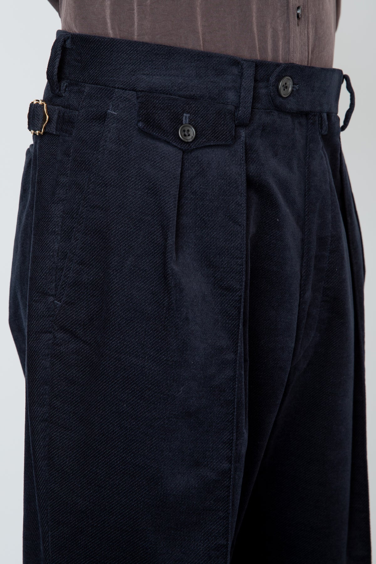WIDE TROUSERS / NAVY