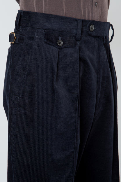 WIDE TROUSERS / NAVY