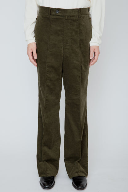SEMI-FLARED TROUSERS / KHAKI
