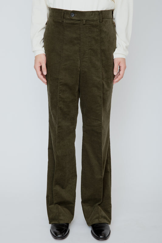 SEMI-FLARED TROUSERS / KHAKI