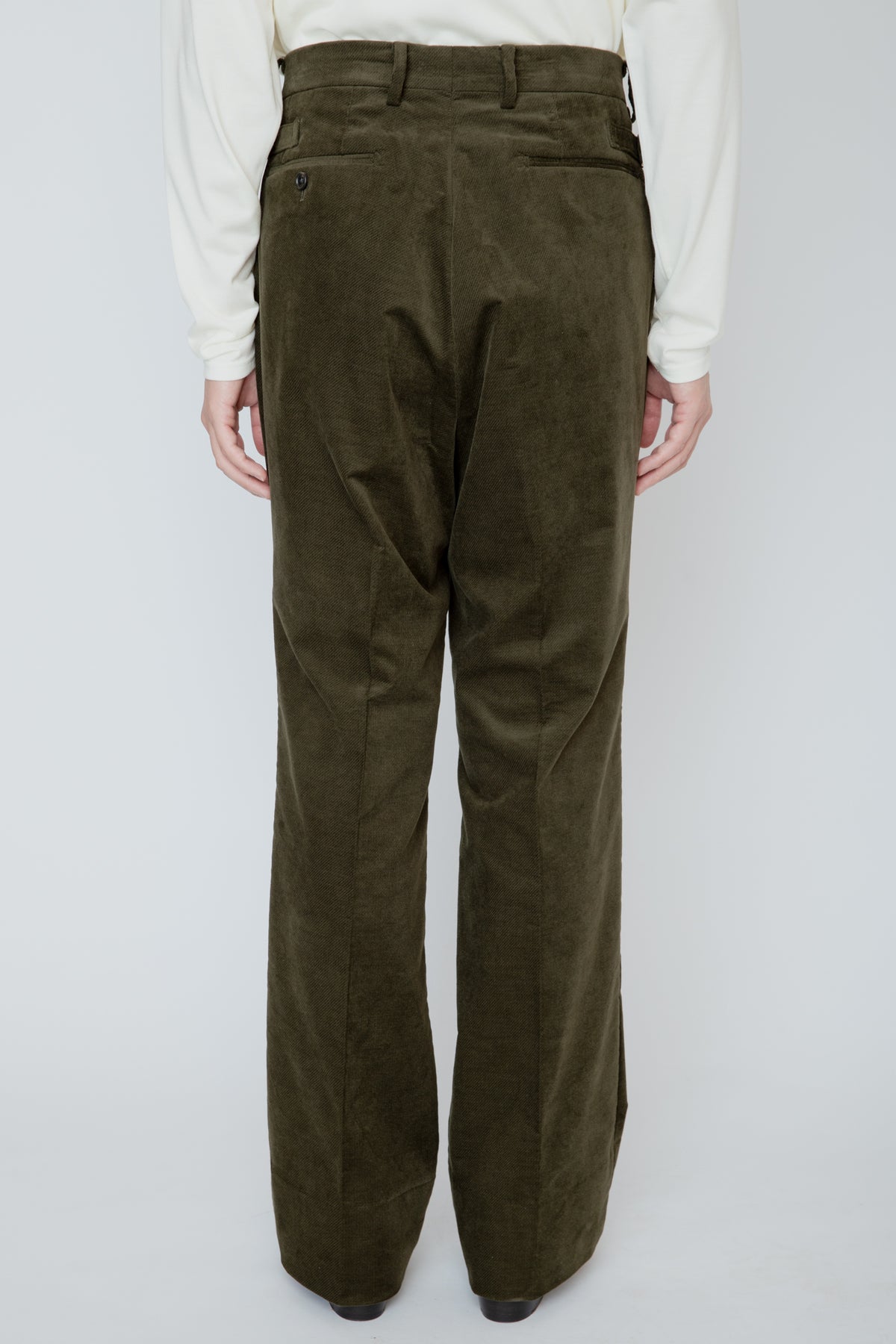 SEMI-FLARED TROUSERS / KHAKI