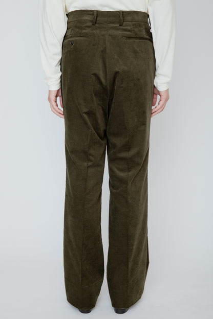 SEMI-FLARED TROUSERS / KHAKI