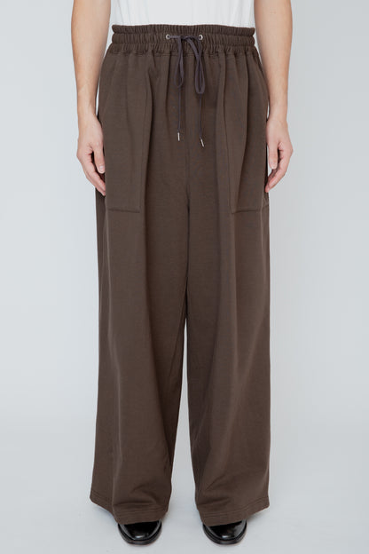 HAKAMA SWEATPANTS / BROWN