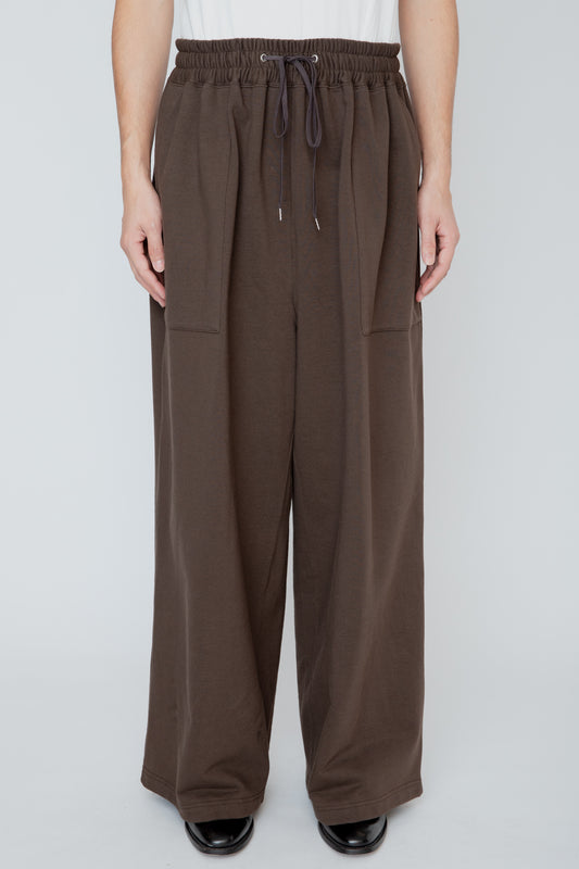 HAKAMA SWEATPANTS / BROWN