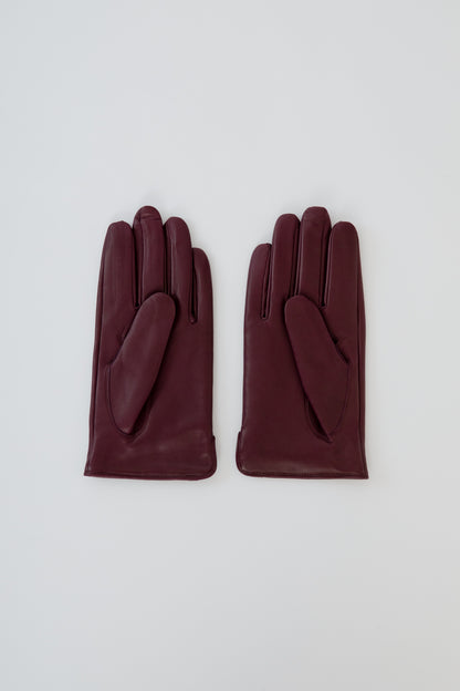 LEATHER GLOVE / PURPLE