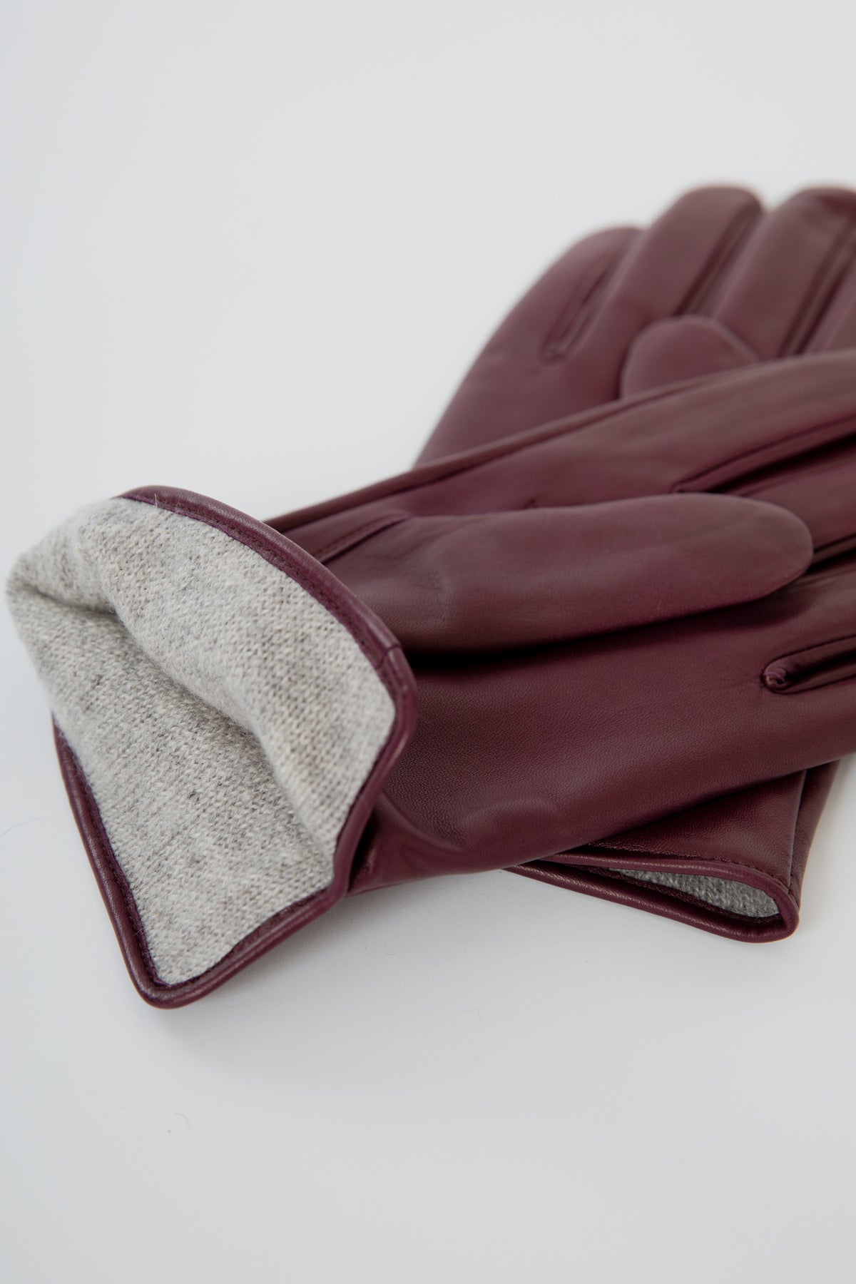 LEATHER GLOVE / PURPLE