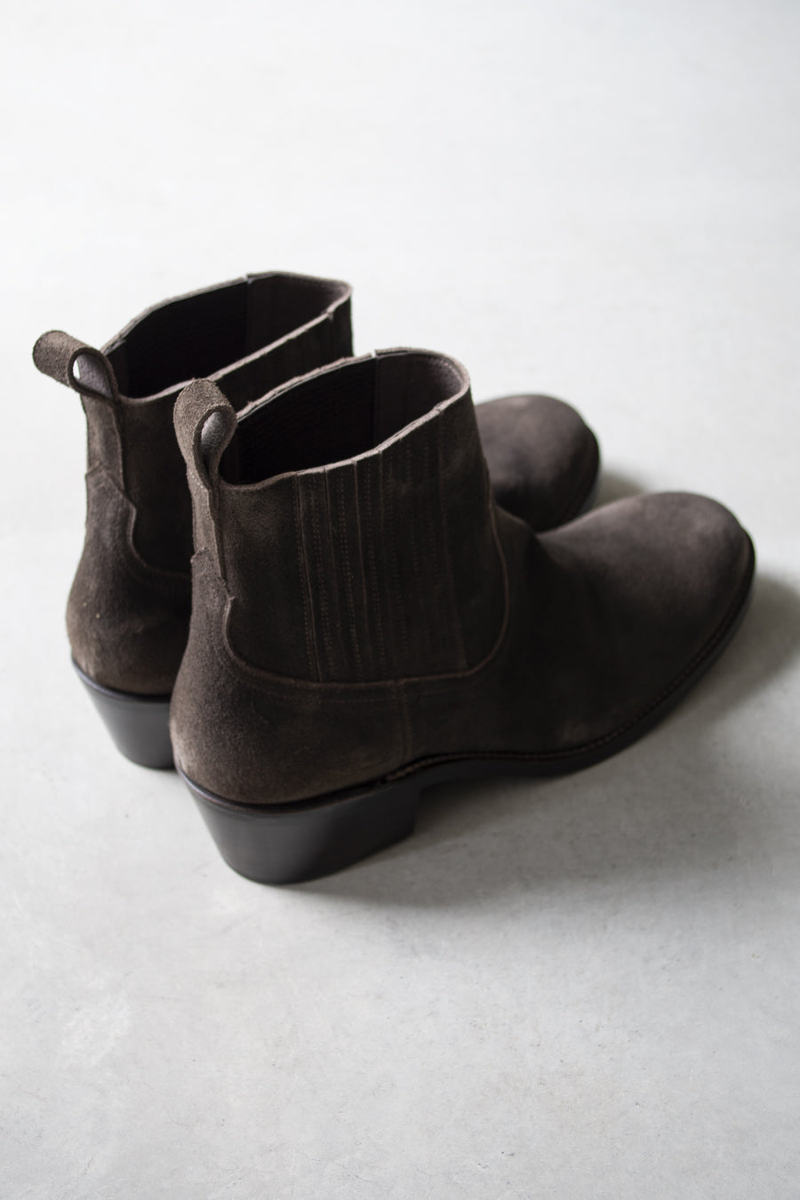 ANKLE BOOTS/BROWN(SUEDE)