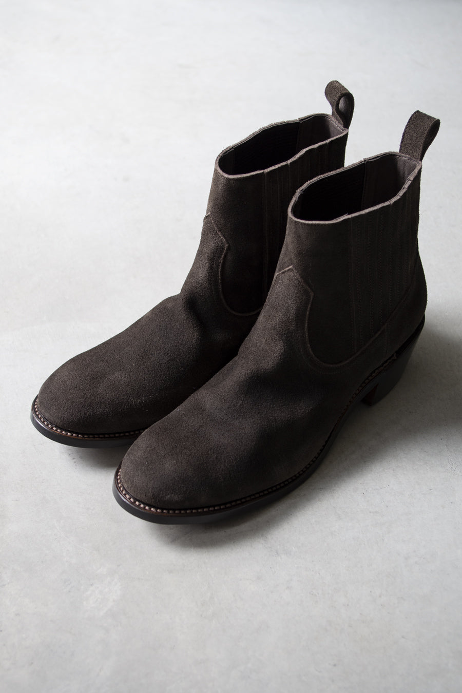 ANKLE BOOTS/BROWN(SUEDE)